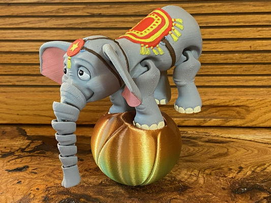 Gravity Balanced 3D Print Elephant