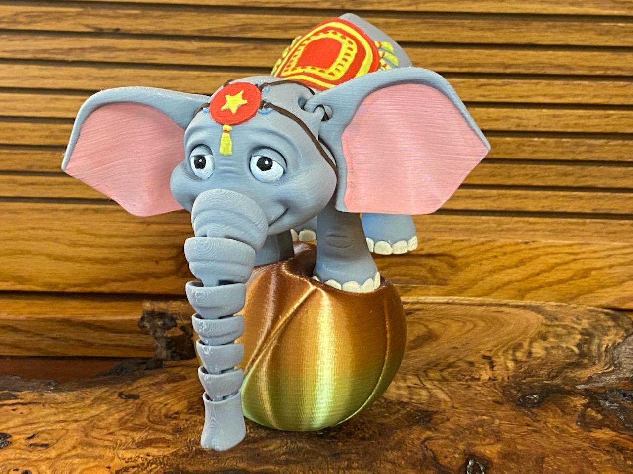 Gravity Balanced 3D Print Elephant