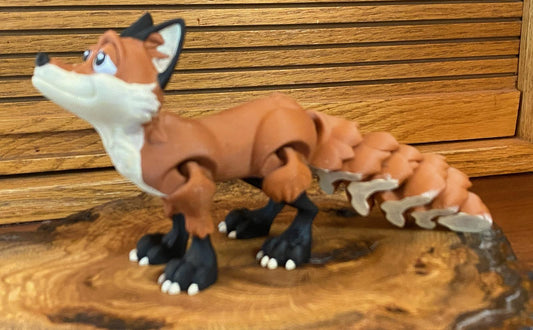 3D Printed Fox Sculpture