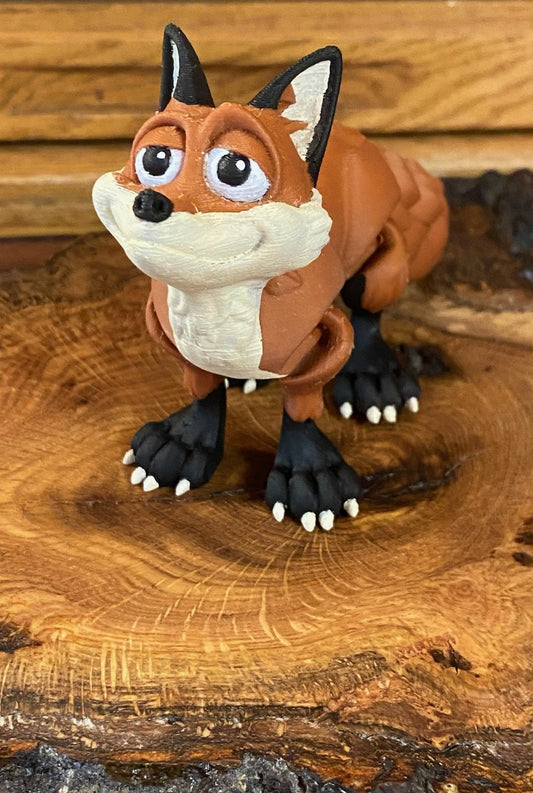 3D Printed Fox Sculpture