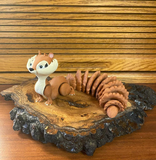 3D Printed Squirrel Statue