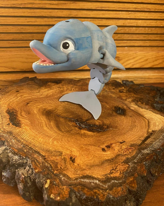 3D Printed Dolphin Statue