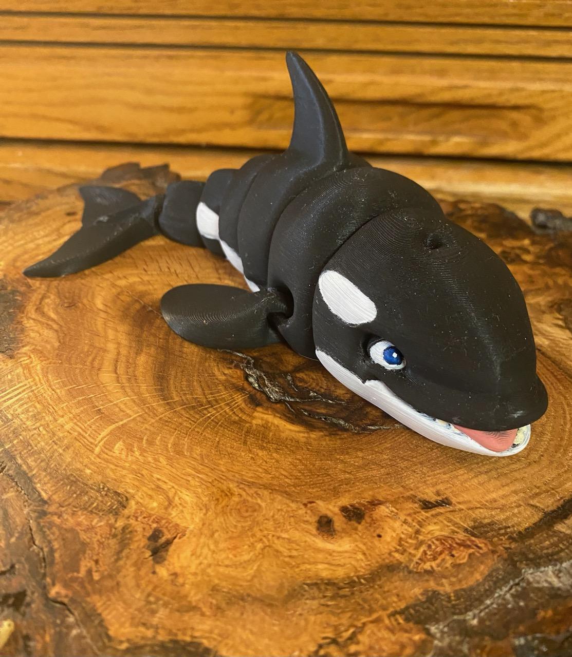 3D Printed Orca Whale Statue – Styles by Johanna