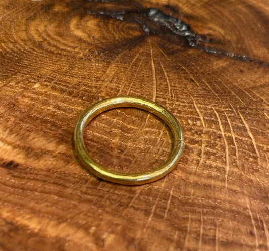 22kt Hammered Gold Ring