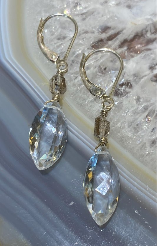 Crystal Quartz Earrings